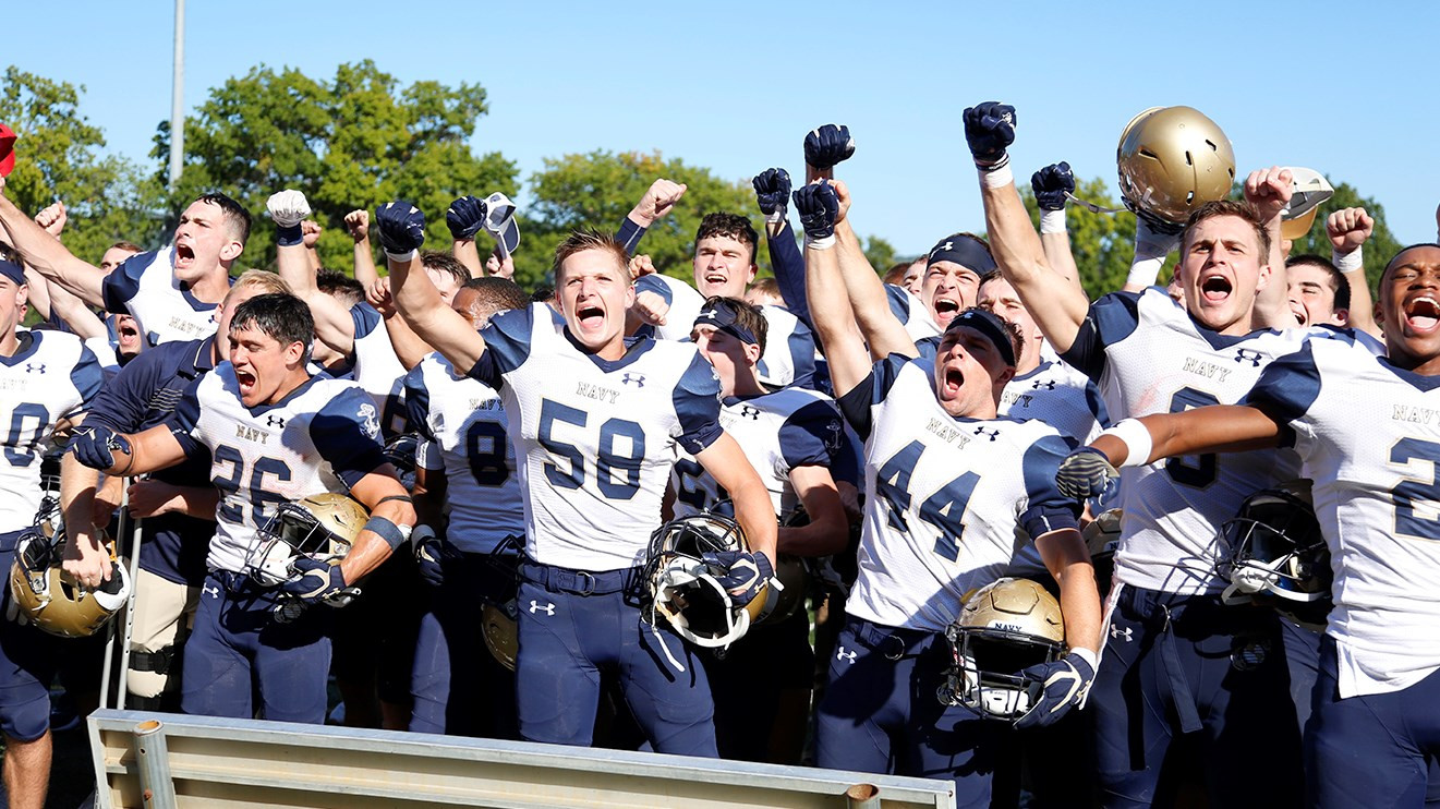 Navy Captures Sprint Football Star Match Army Navy Game