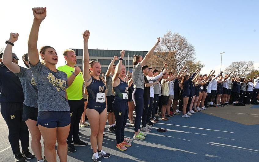 Women's Outdoor Track & Field Star Goes to Navy Army Navy Game