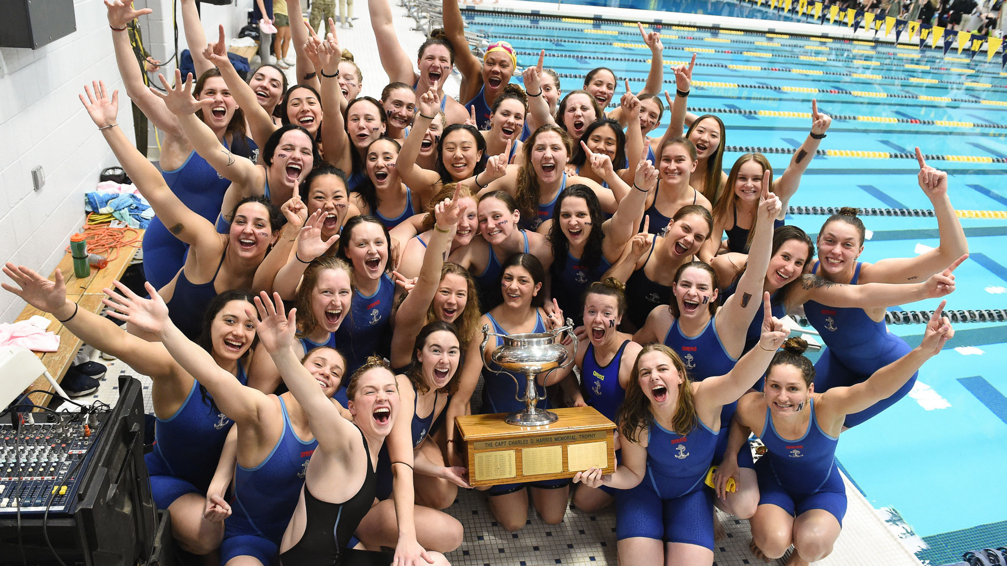 Navy Swimming & Diving Sweeps Star Meet - Army Navy Game