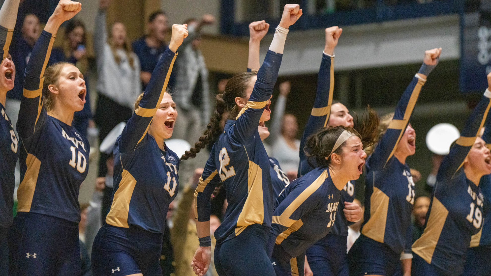 Navy Volleyball Earns Star At Home Army Navy Game